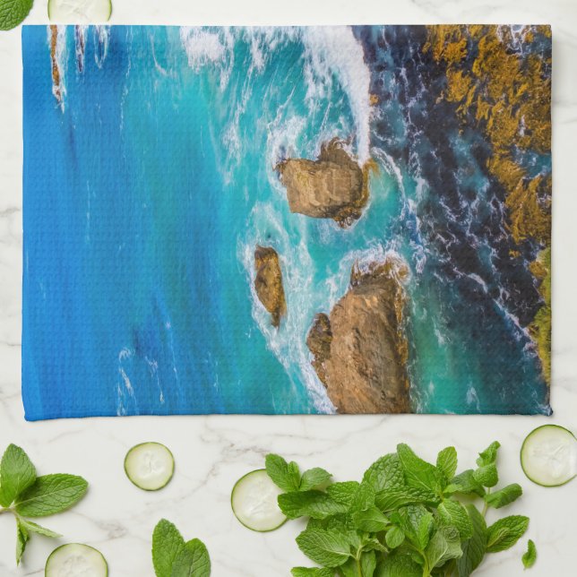 Roaring Bay vid Nugget Point Kökshandduk (Vikta)