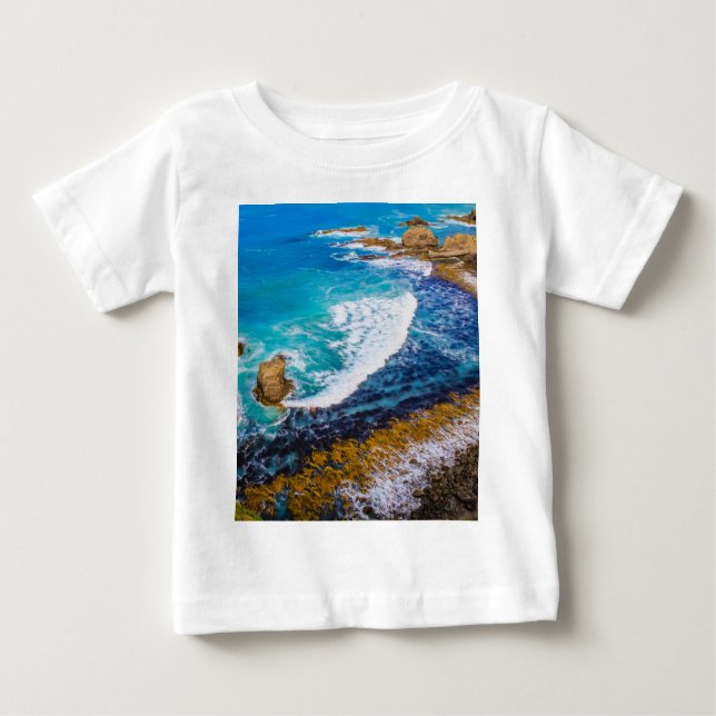 Roaring Bay vid Nugget Point T Shirt (Framsida)