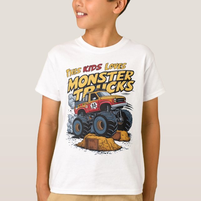 Roaring Behemoth Rides Dirt T Shirt (Framsida)