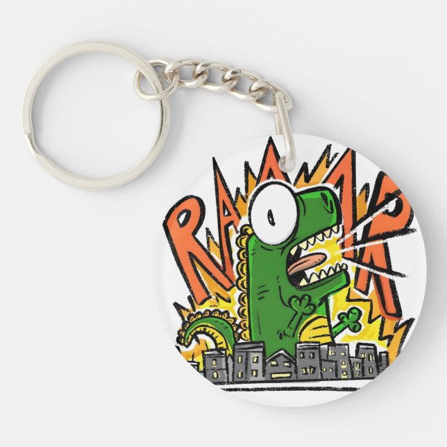 Roaring Dinosaur Cartoon (Framsidan)