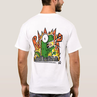 Roaring Dinosaur Cartoon T Shirt
