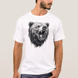 Roaring Grizzly Wildlife Animal Nature Classic T Shirt