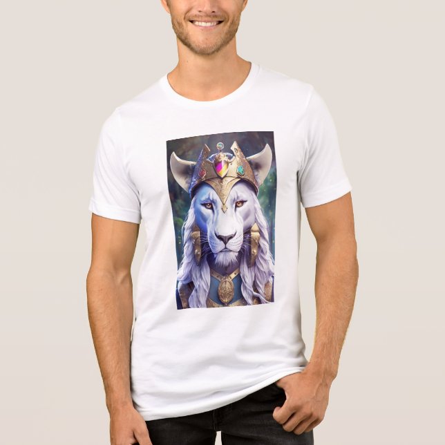 "Roaring in Stil: Ultimate Lejon Pri T Shirt (Framsida)