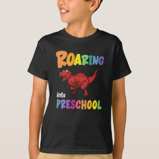 Roaring Into Preschool T Shirt