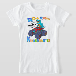 Roaring Kindergarten Dinosaur T Rex Back to school T Shirt