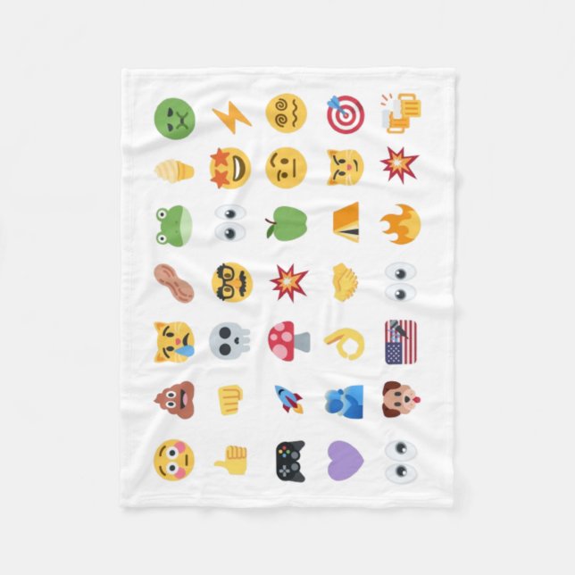 Roaring Kitty 35 Emoji Tidslinje GME MOASS DFV mem Fleecefilt (Framsidan)