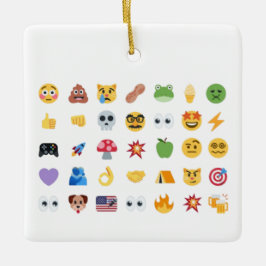Roaring Kitty 35 Emoji Tidslinje GME MOASS DFV mem Julgransprydnad Keramik