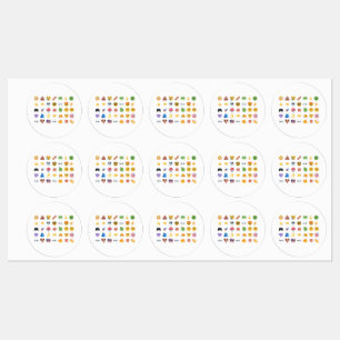 Roaring Kitty 35 Emoji Tidslinje GME MOASS DFV mem Klistermärke