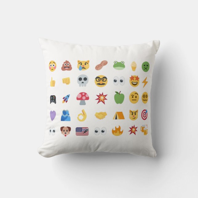 Roaring Kitty 35 Emoji Tidslinje GME MOASS DFV mem Kudde (Framsida)