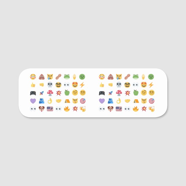 Roaring Kitty 35 Emoji Tidslinje GME MOASS DFV mem Namnbricka (Framsida)