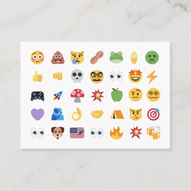 Roaring Kitty 35 Emoji Tidslinje GME MOASS DFV mem Visitkort (Framsida)