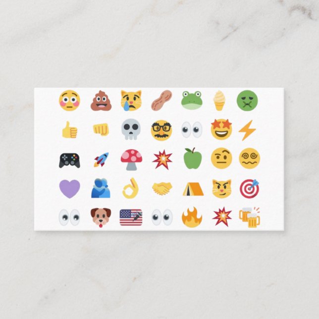 Roaring Kitty 35 Emoji Tidslinje GME MOASS DFV mem Visitkort (Framsida)