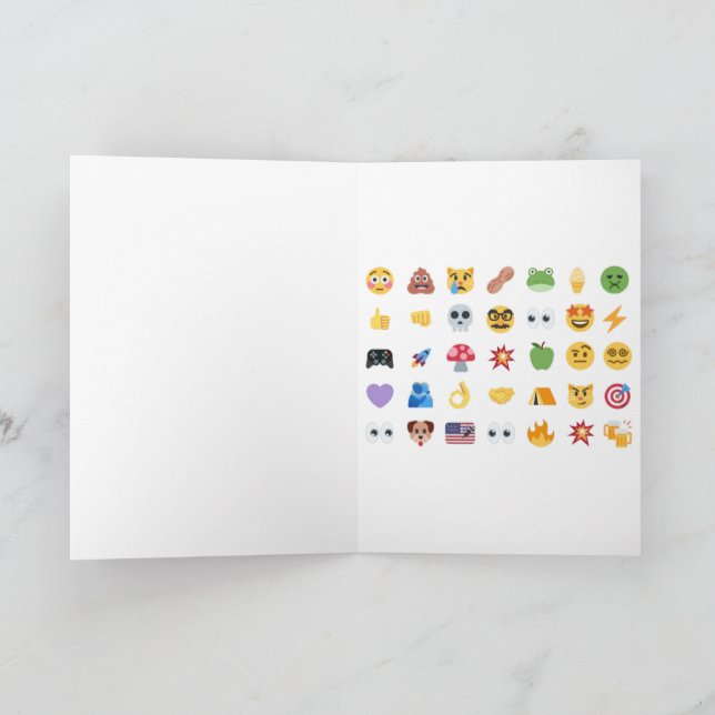 Roaring Kitty 35 Emoji Timeline GME MOASS DFV meme Kort (Inuti)