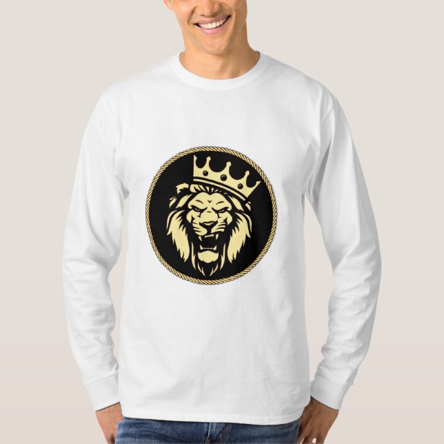 Roaring Kung Lejon T-Shirt (Framsida)