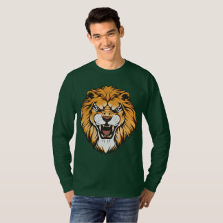 Roaring Lion Graphic Long Sleeve Shirt T Shirt