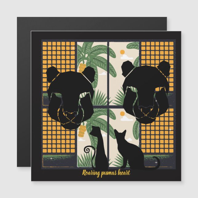 Roaring Puma Hearts (Fram/baksida)
