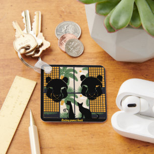 Roaring Puma Hearts Nyckelring