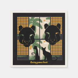 Roaring Puma Hearts Pappersservett