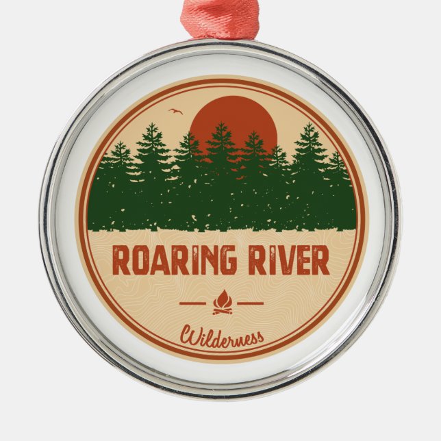 Roaring River Wilderness Julgransprydnad Metall (Framsidan)