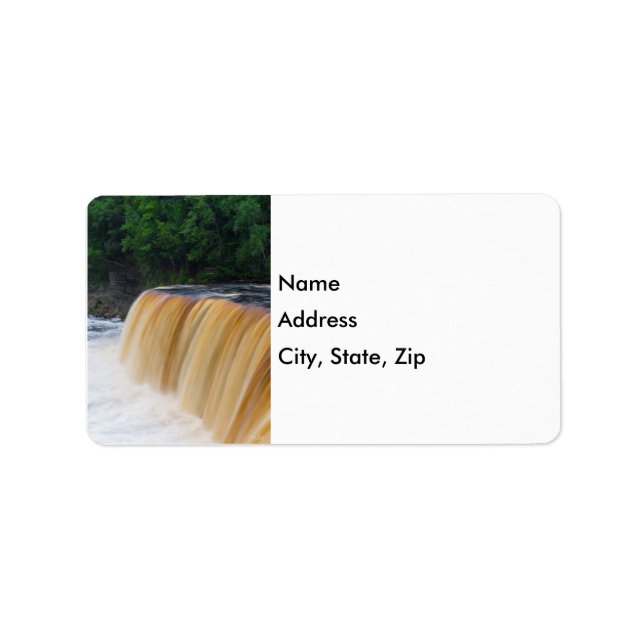 Roaring Tahquamenon Adressetiketters Adressetikett (Framsidan)