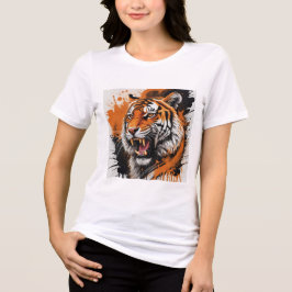Roaring Tiger Hoodie T Shirt