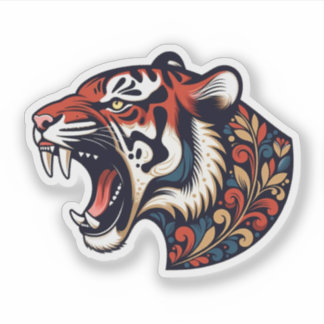 Roaring Tiger Sticker Klistermärken