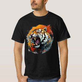 Roaring Tiger T-shirt - Intense färg
