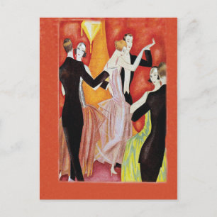 Roaring Twenties Dancing Par Vykort