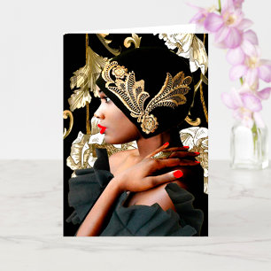 "Roaring Twenties Flapper Girl" Kort