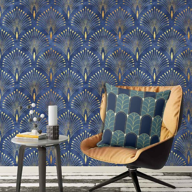 Roaring Twenties Revival Geometric Kudde (Skapare uppladdad)