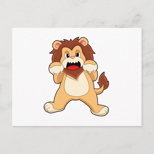 RoaringLion.PNG Vykort (Framsida)