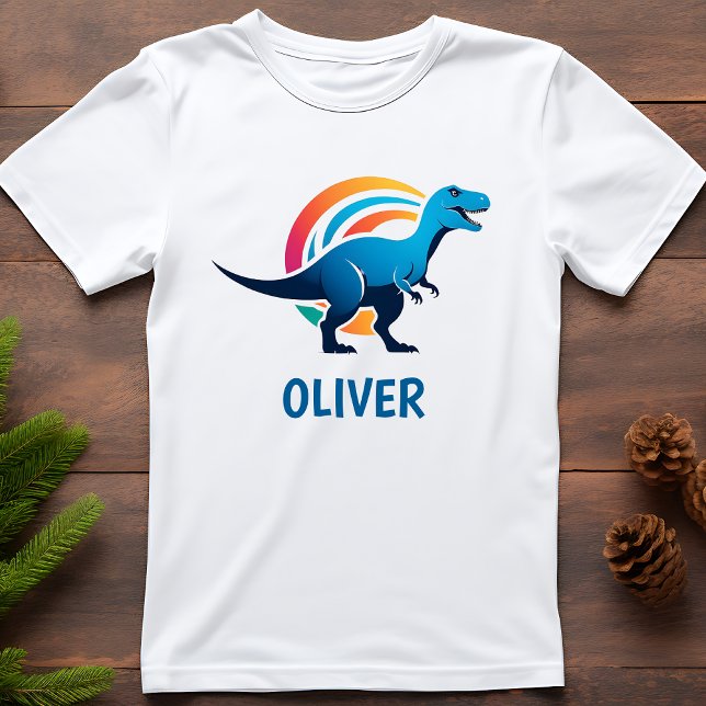RoaRsom Blå T-Rex Personlig T Shirt (Skapare uppladdad)
