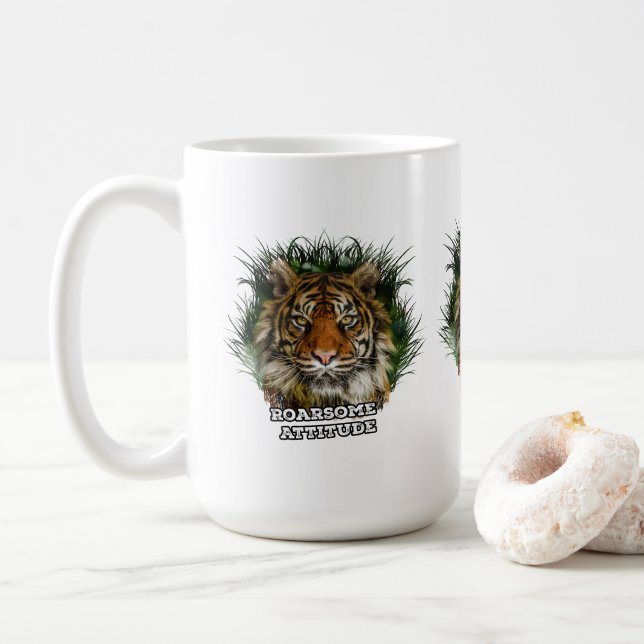 Roarsome Attitude Kaffemugg (Med munk)
