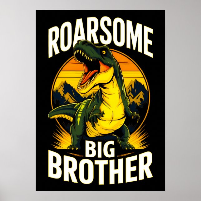 Roarsome Dinosaur Big Brother poster (Framsidan)