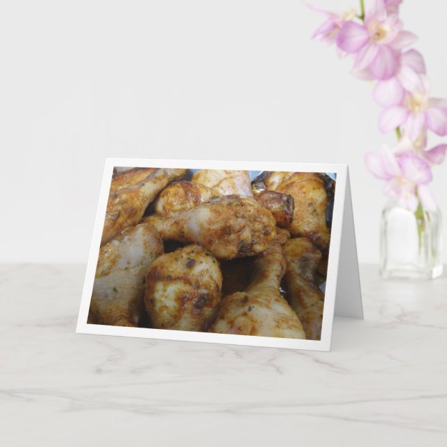 Roast Barbeque Chicken Kort (Orkide)