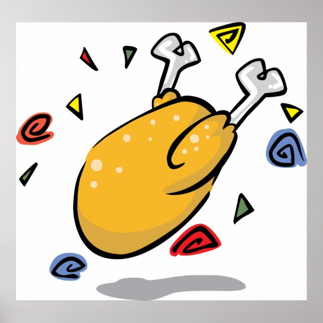 Roast Chicken Poster (Framsidan)