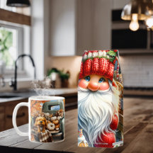 Roasted Coffee Santa Gnome Packaging