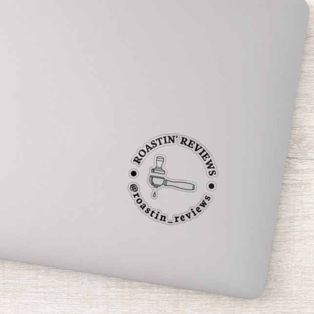 Roastin Review Sticker Klistermärken (Detalj)