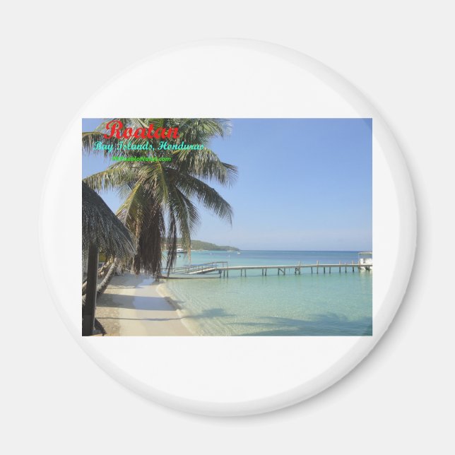 Roatan, Bay Islands, Honduras Magnet (Framsidan)