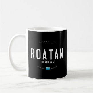 Roatan Honduras Beach Vågar Kaffemugg