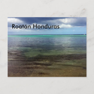 Roatán Honduras Beach-vykort Vykort