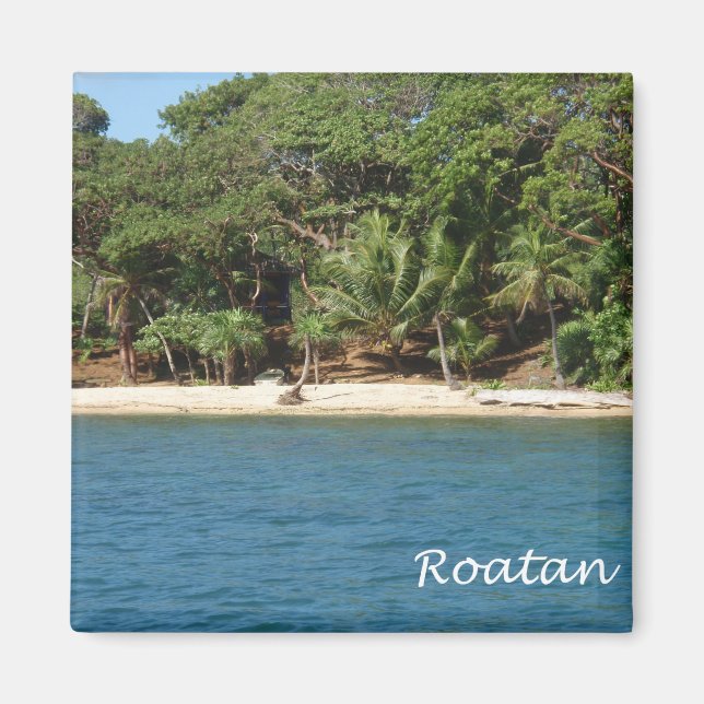 Roatan, Honduras Magnet (Framsidan)