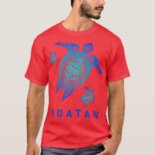 Roatan Honduras Sea Blue T Shirt
