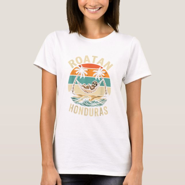 Roatan Honduras Senguaya T-Shirt (Framsida)