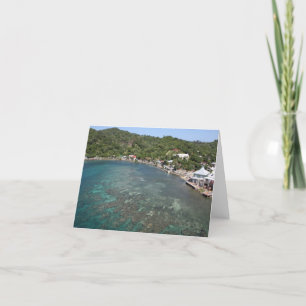 Roatan ö Notecard Kort