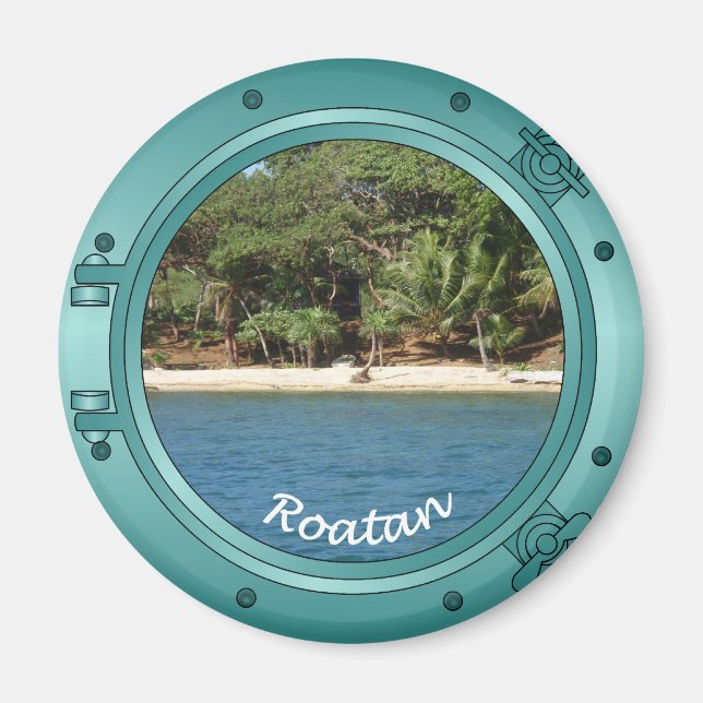 Roatan Porthole Magnet (Framsidan)