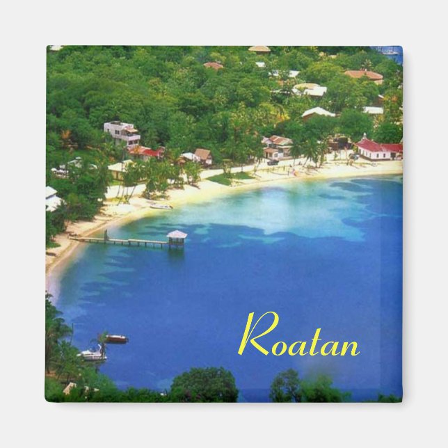 roatansk honduras magnet (Framsidan)