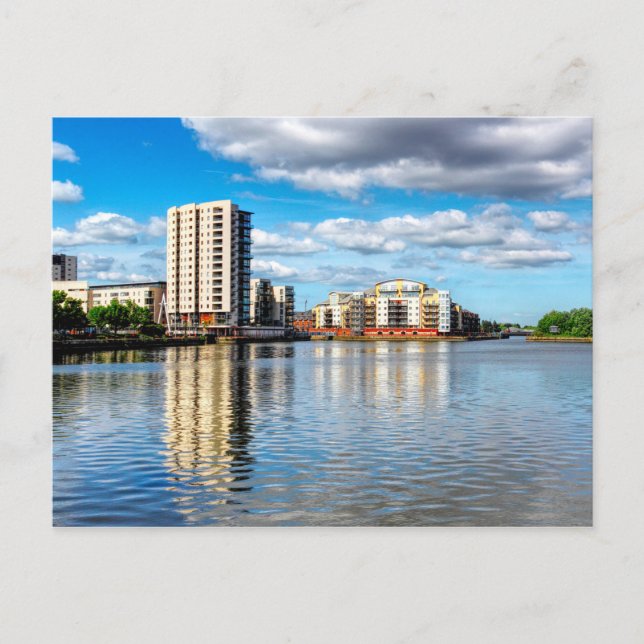 Roath Basin Cardiff Bay Cardiff, Wales 2012 Vykort (Framsida)