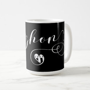 Roazhon, Rennes Flagga in Heart, Bretagne Kaffemugg