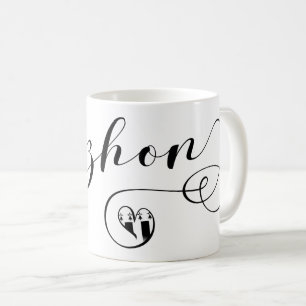 Roazhon, Rennes Flagga in Heart, Bretonska Kaffemugg